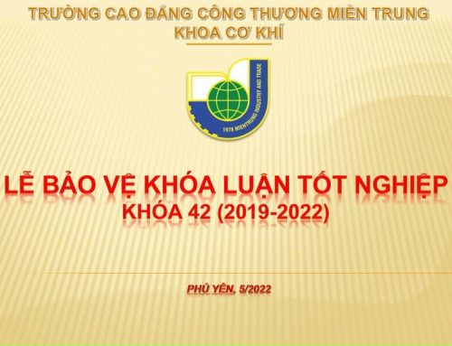 Lễ Bảo vệ khóa luận tốt nghiệp khóa 42 (2019-2022)