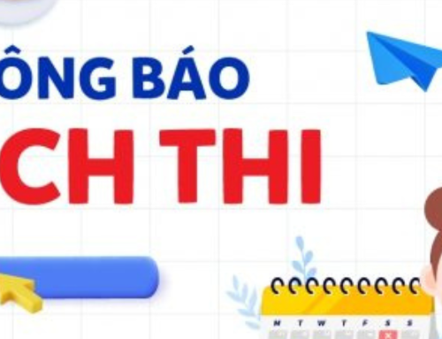 Lịch thi tháng 04 HK2 năm học 2023-2024