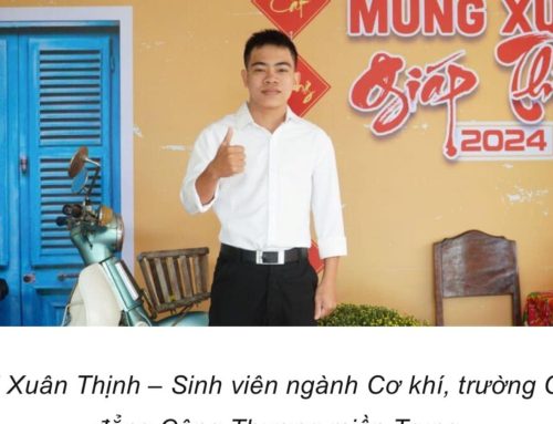 Chắp cánh ước mơ tại trường Cao đẳng Công Thương miền Trung: Câu chuyện về Bùi Xuân Thịnh