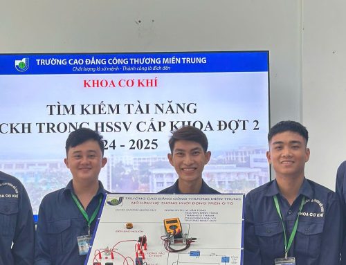 Hoạt động nghiên cứu khoa học thông qua thiết bị tự làm của học sinh sinh viên Cơ khí MITC