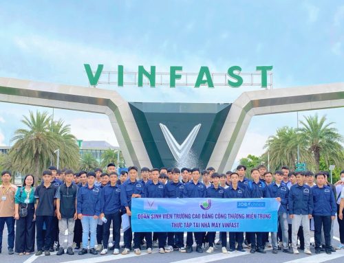 Sinh viên lớp CD OTO47A trải nghiệm thực tế và nâng cao kỹ năng chuyên môn ngành Công nghệ Ô tô tại Công ty VinFast – Hải Phòng